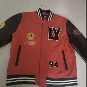 Kids Red Varsity Jacket